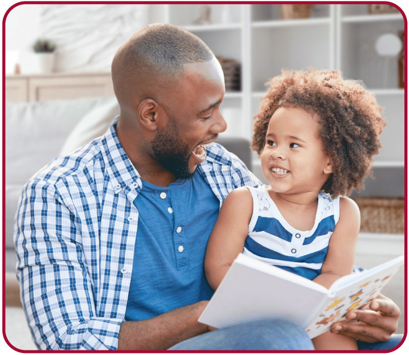 father and son using tools