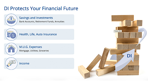 image preview of the DI protector your financial future page