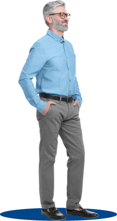 illustration of man holding briefcase