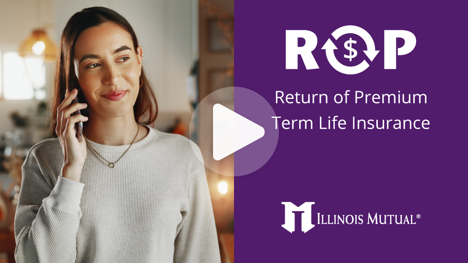 Return of Premium Term Life Insurance video featuring Mia